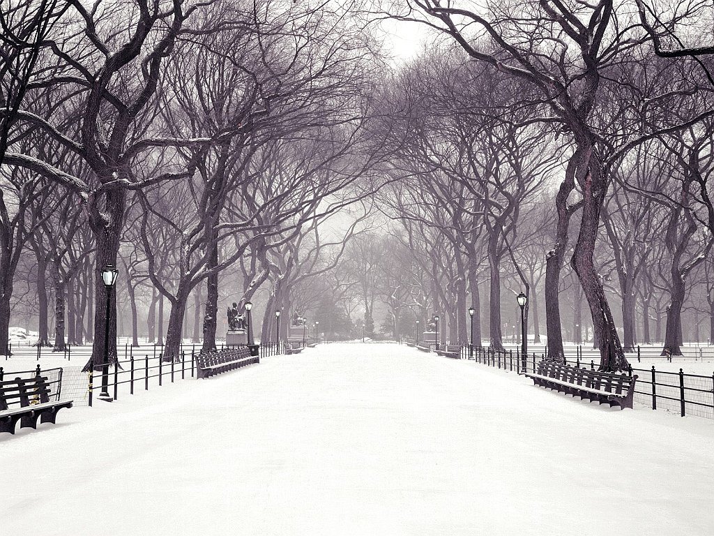 Statuary Walk, Central Park, New York City, New York